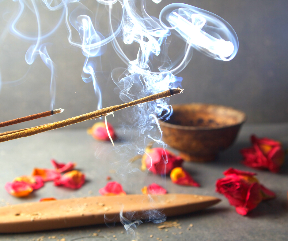 incense and smudge sticks