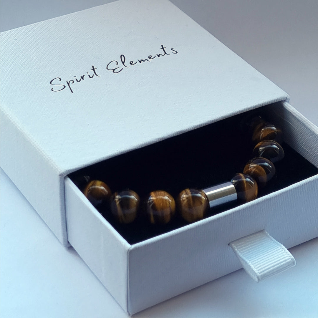 boxed tigerseye bracelet