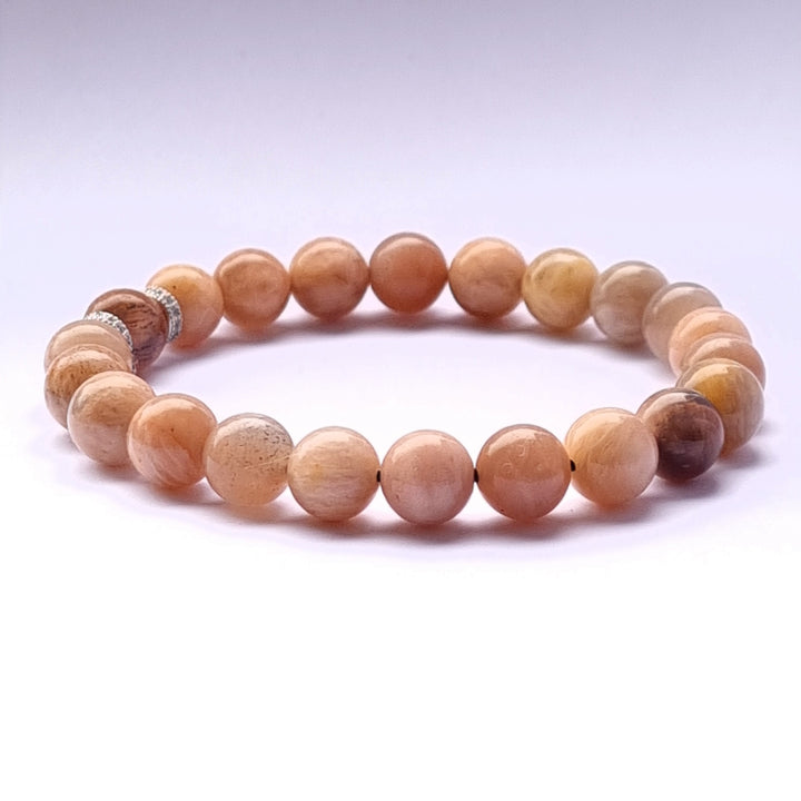 Peach Sunstone bracelet