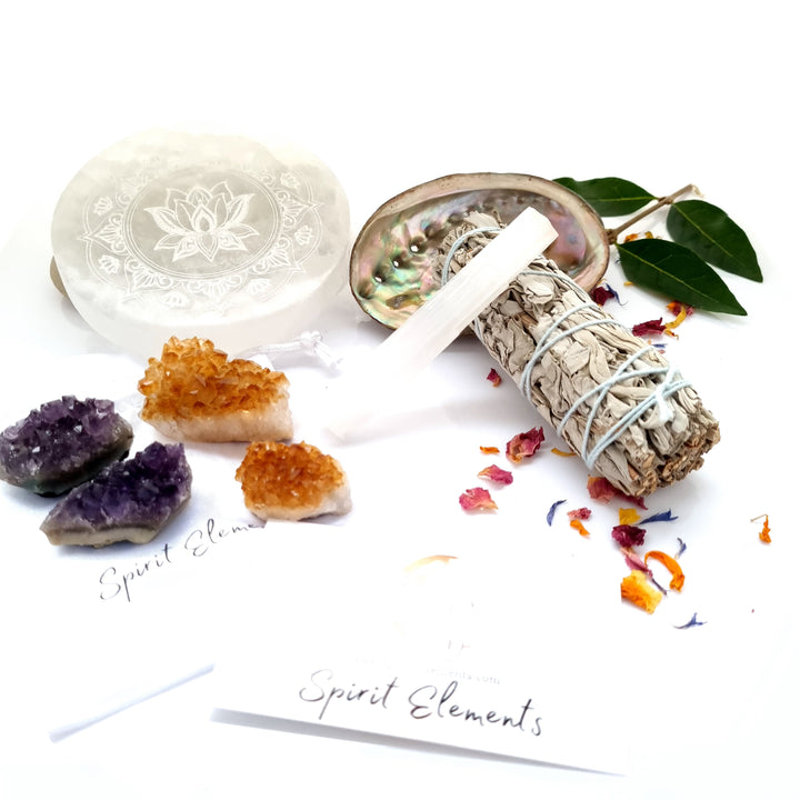 Crystal healing gift set