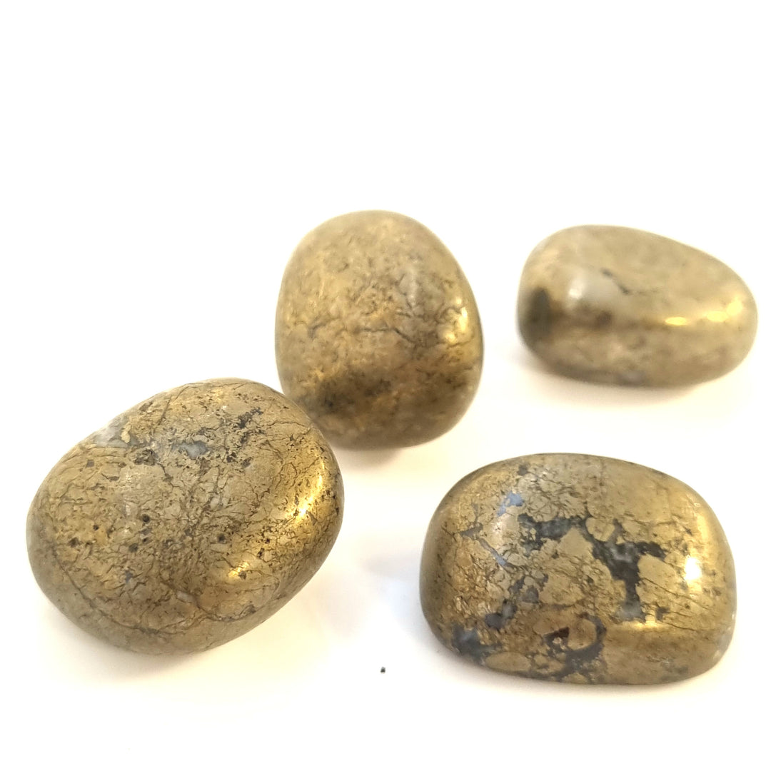 Medium Pyrite tumblestone