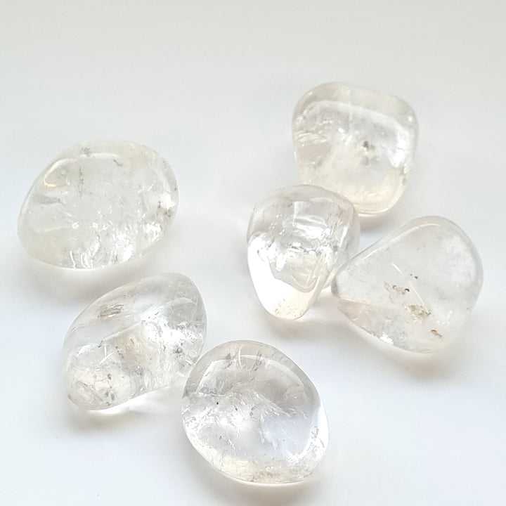 Medium Clear quartz Tumblestones