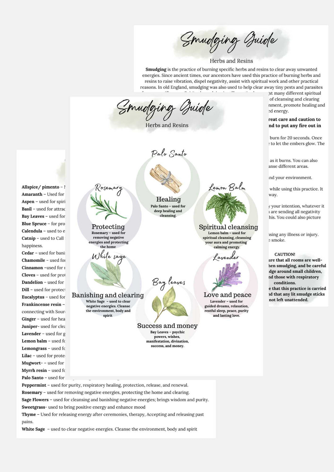 herbal smudging guide