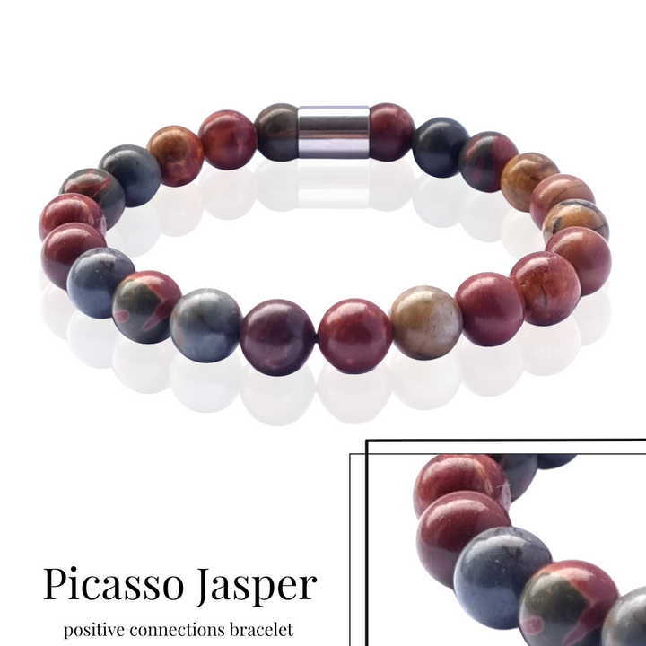 Picasso jasper bracelet 8mm