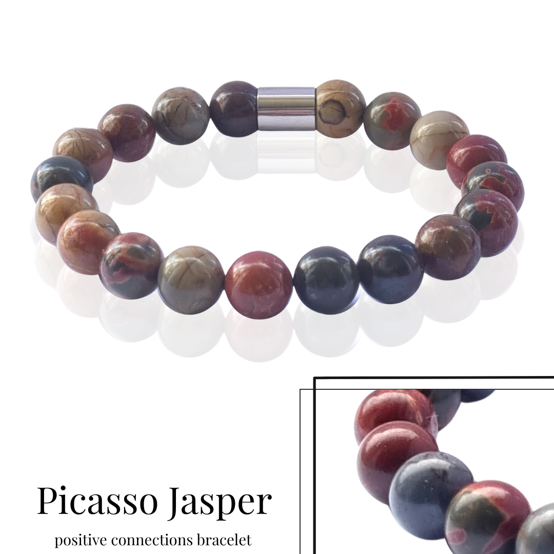 Picasso jasper bracelet 10mm