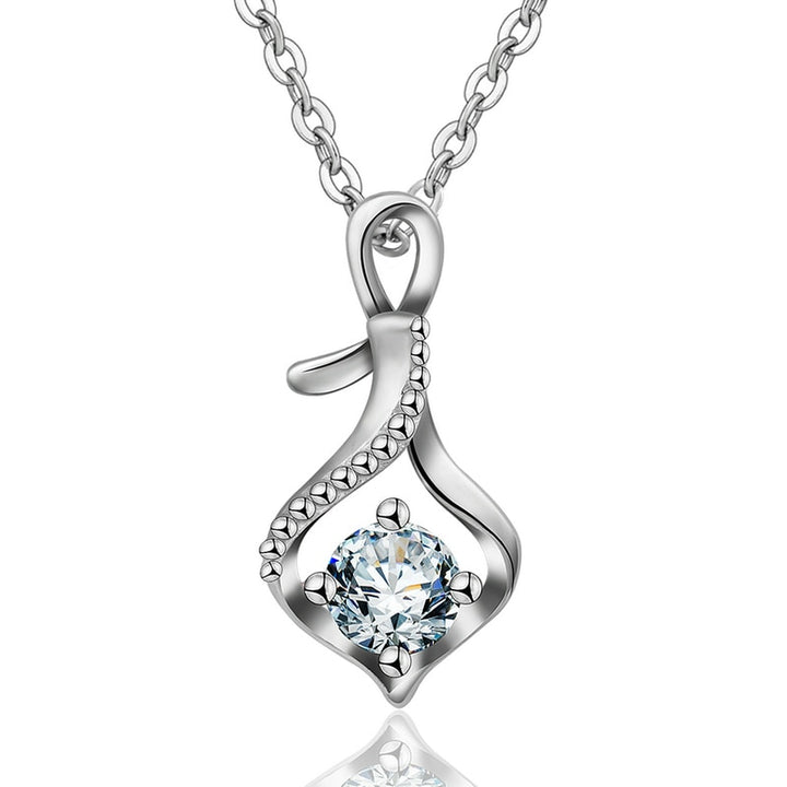 Sterling silver eternal love necklace